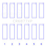 King BMW S54B32 (Size .026) Connecting Rod Bearings (Set of 6) - CR6877XP.026