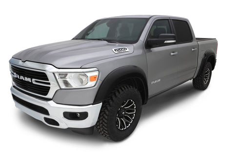 Bushwacker 19-22 Ram 1500 (Excl. Rebel/TRX) 67.4 & 76.3in Bed Extend-A-Fender Flares 4pc - Smth Blk - 50926-02