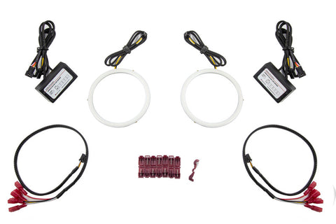 Diode Dynamics Halo Lights LED 130mm - Red (Pair) - DD2054