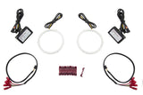 Diode Dynamics Halo Lights LED 120mm - Red (Pair) - DD2053