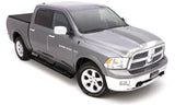 Lund 07-17 Chevy Silverado 1500 Crew Cab 6in. Oval Straight Black Nerf Bars - Black - 22268768