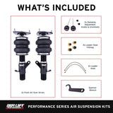 Air Lift Performance 12-25 Subaru BRZ / 12-20 Toyota GT86 Front Air Suspension Kit - 76006