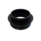 QA1 2-1/2in ID Spring Spacer - 1in Large - Clear Anodized Aluminum - 9004-110