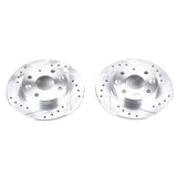Power Stop 90-93 Mazda Miata Rear Evolution Drilled & Slotted Rotors - Pair - JBR544XPR