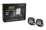 Diode Dynamics 2021 Ford Bronco SS3 LED Ditch Light Kit - Pro White Combo - DD7186