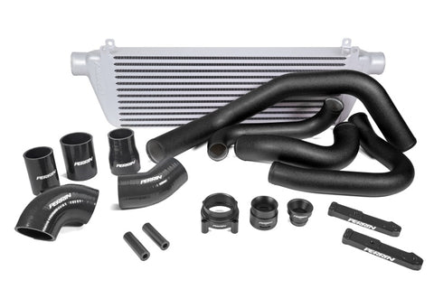 PERRIN 22-23 Subaru WRX Front Mount Intercooler Kit (Black Tubes & Silver Core) - PSP-ITR-441SL/BK