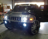 Oracle 03-10 Hummer H2 LED Fog Light Halo Kit - Blue - 1133-002