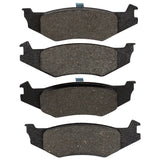 R1 1989-10 Plymouth Sundance Rear Semi Met Brake Pads - 2311-0512-00