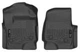 Husky Liners 17 Ford F-250 Super Duty SuperCab WeatherBeater Black Floor Liners - 13321