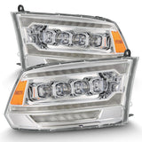 AlphaRex 09-18 Ram 2500 NOVA LED Proj Headlights Plank Style Chrome w/Activ Light/Seq Signal/DRL - 880556