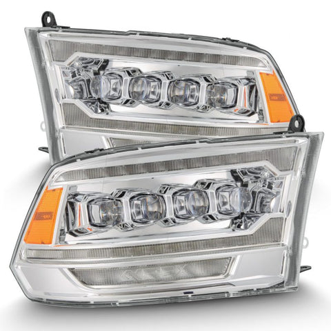 AlphaRex 09-18 Ram 2500 NOVA LED Proj Headlights Plank Style Chrome w/Activ Light/Seq Signal/DRL - 880556