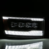 AlphaRex 06-08 Dodge Ram 1500HD NOVA LED ProjHeadlights Plank Style Blk w/Seq Signal/DRL/Amber LED - 880536