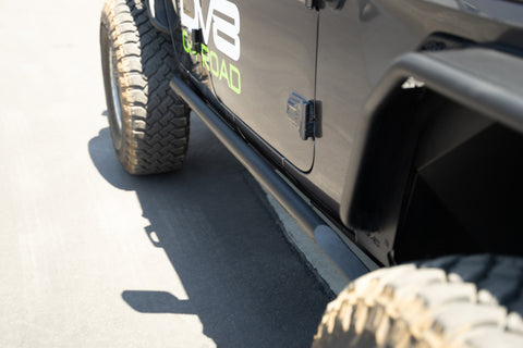 DV8 Offroad 18-23 Jeep Wrangler JL 4 Door FS-15 Series Rock Sliders - SRJL-07