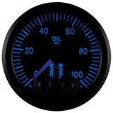 Autometer Stack Instruments Pro Control 52mm 0-100 PSI Oil Pressure Gauge - Black (1/8in NPTF Male) - ST3502