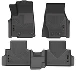 Husky Liners 21-23 Jeep Grand Cherokee L (w/2nd Rw Bnch) WeatherBeater FR+2nd Seat Floor Liner - Blk - 95141
