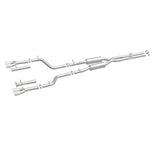 MagnaFlow Cat-Back, SS, 2.5in, Quad Split Rear 3.5in Tip 2015 Dodge Challenger R/T 5.7L - 19209