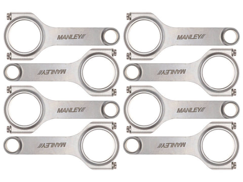 Manley Chevy Big Block 6.535in H Beam w/ ARP 2000 Connecting Rods - Set of 8 - 14066R-8