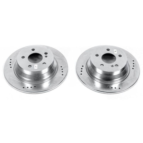 Power Stop 14-16 Mercedes-Benz E250 Rear Evolution Drilled & Slotted Rotors - Pair - EBR685XPR