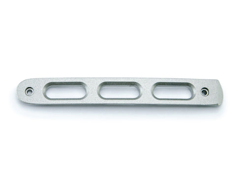 DV8 Offroad 2007-2018 Jeep JK Silver Slot Style Door Handle Inserts - Set Of 5 - D-JP-190026-AL-5
