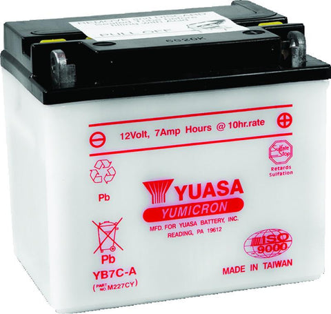 Yuasa YB7C-A Yumicron 12-Volt Battery - YUAM227CY