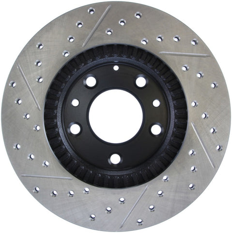 StopTech 06-10 Mazda Miata MX-5 Drilled & Slotted Front Left Rotor - 127.45075L