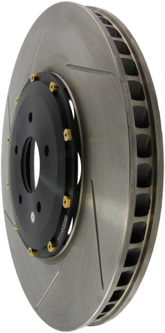 StopTech 09-11 Nissan GT-R Front Right Slotted Bare Iron 380x34mm Aero-Rotor Kit - 129.42104.14