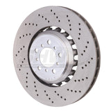 SHW 2021 BMW M2 Comp 3.0L w/o Ceramic Brake Right Front Cross-Drilled LW Brake Rotor (34118072018) - BFR48252