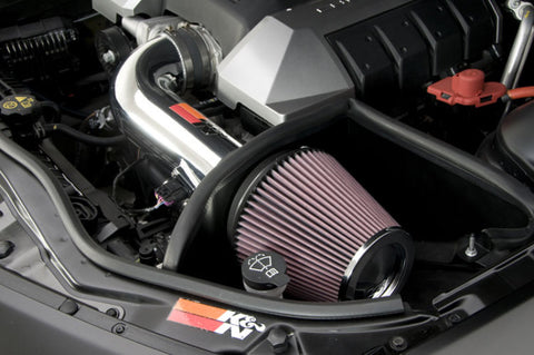 K&N 10 Camaro 6.2L V8 Polished Typhoon Short Ram Intake - 69-4519TP