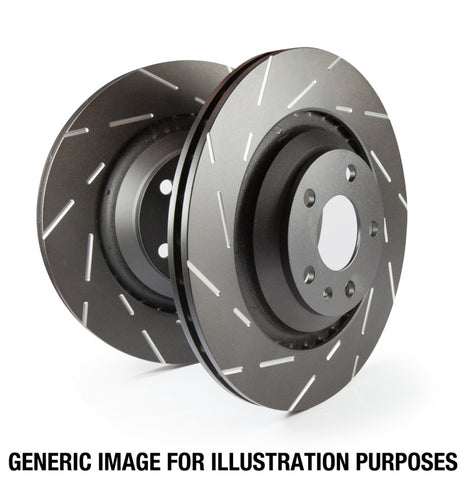 EBC 86-89 Acura Integra 1.6 USR Slotted Front Rotors - USR403