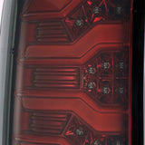 AlphaRex 14-18 Chevrolet Silverado 1500 PRO-Series LED Tail Lights Red Smoke - 620020