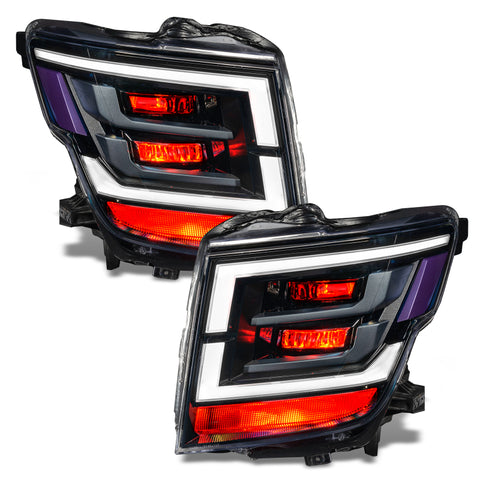 Oracle 21-22 Nissan Titan Demon Eye RGB Headlight Upgrade Kit - ColorSHIFT w/o Controller - 1464-334