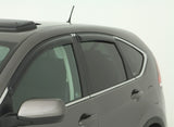 AVS 12-16 Honda CR-V Ventvisor Outside Mount Window Deflectors 4pc - Smoke - 94485