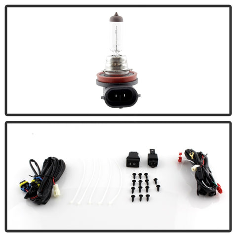 Spyder Honda Civic 2016-2017 2Dr/Coupe OEM Fog Light W/Switch- Clear FL-HC2016-2D-C - 5083067