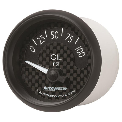 Autometer GT Series 52mm Short Sweep Electronic 0-100 psi Oil Pressure - 8027