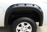 Lund 07-13 GMC Sierra 1500 RX-Rivet Style Textured Elite Series Fender Flares - Black (2 Pc.) - RX109TB