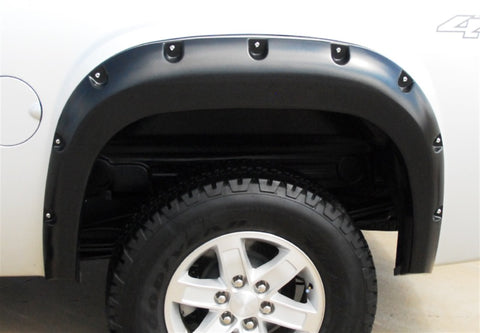 Lund 07-13 GMC Sierra 1500 RX-Rivet Style Textured Elite Series Fender Flares - Black (2 Pc.) - RX109TB
