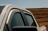EGR 2019 Chevy 1500 Crew Cab In-Channel Window Visors - Dark Smoke - 571691
