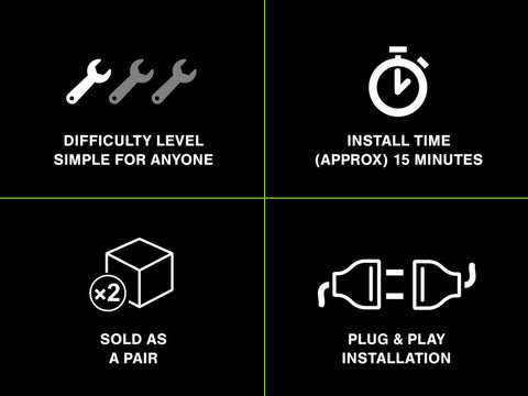 Raxiom 15-22 Ford Mustang Axial Series LED Side Marker Lights Rear (Smoked) - 390265