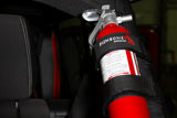 Fishbone Offroad Padded Roll Bar Black Fire Extinguisher Holder - FB55154
