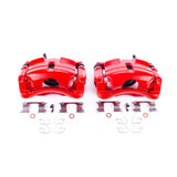 Power Stop 14-18 Nissan Rogue Front Red Calipers w/Brackets - Pair - S7148