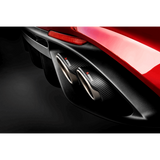 Akrapovic 2018+ Alfa Romeo Giulia Quadrifoglio Slip-On Line (Titanium) w/Titanium/Carbon Fiber Tips - S-AR/TI/7H