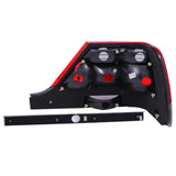 ANZO 1995-1999 Mercedes Benz S Class W140 Taillights Red/Smoke - 221154