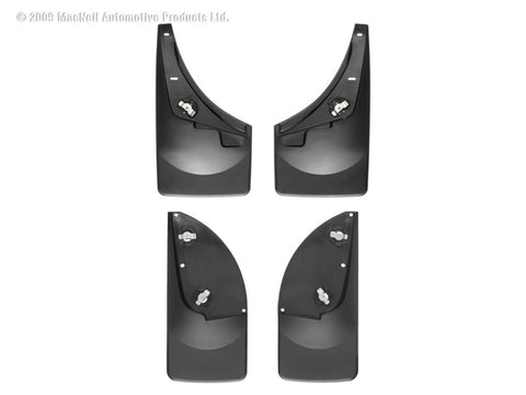 WeatherTech 08-10 Ford F250/F350/F450/F550 No Drill Mudflaps - Black - 110009-120001