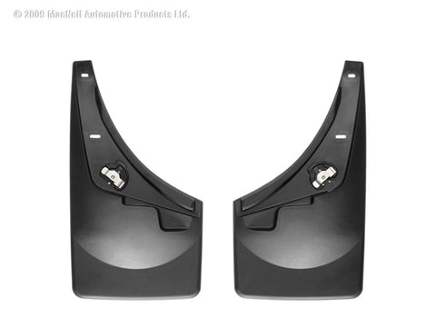 WeatherTech 08-10 Ford F250/350 Superduty No Drill Mudflaps - Black - 110009
