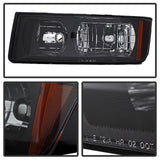 xTune Chevy Avalanche w/ Body Cladding Only 02-06 OEM Headlights - OEM (Black) HD-JH-CAVA02-AM-BK - 9029561