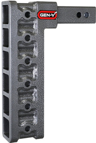 Gen-Y Mega Duty 2in Shank 12.5in Drop 1.5K TW 10K (Hitch Only - Use w/Stabilizer Kit GH-0100) - GH-306