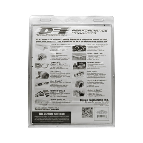 DEI Stainless Steel Positive Locking Tie Eight 1/4in (7mm) x 9in and Four 7mm x 20in - 10216