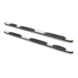 Westin 2019 Chevrolet Silverado Crew Cab PRO TRAXX 5 W2W Oval Nerf Step Bars - Stainless Steel - 21-534690