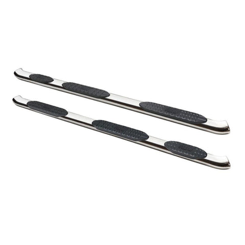 Westin 2019 Chevrolet Silverado Crew Cab PRO TRAXX 5 W2W Oval Nerf Step Bars - Stainless Steel - 21-534690