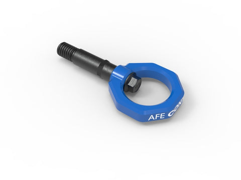 aFe Control Rear Tow Hook Blue 20-21 Toyota GR Supra (A90) - 450-721002-L